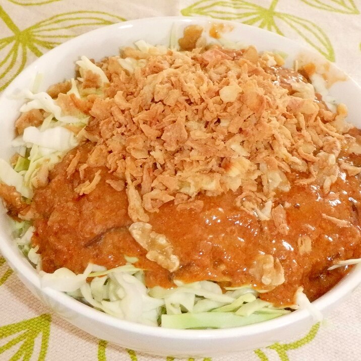 丸美屋×マルタイ♪３分で作れる♪担々サラダうどん